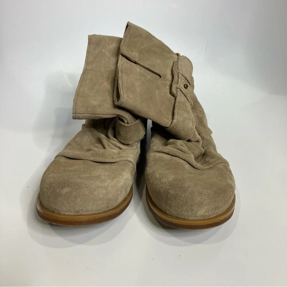Nine West tan‎ suede leather boots size 9